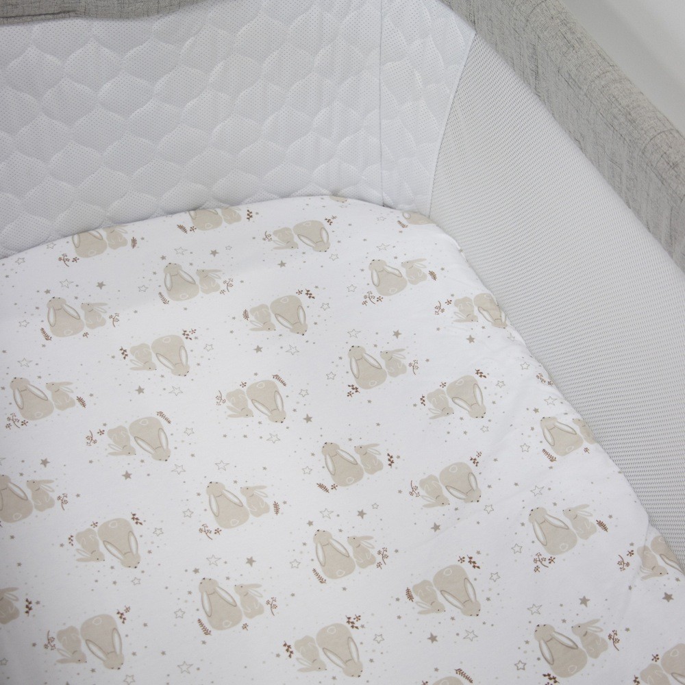 Bubba Bunny Dream CoSleeper Jersey Fitted Sheet Baby Bunting AU