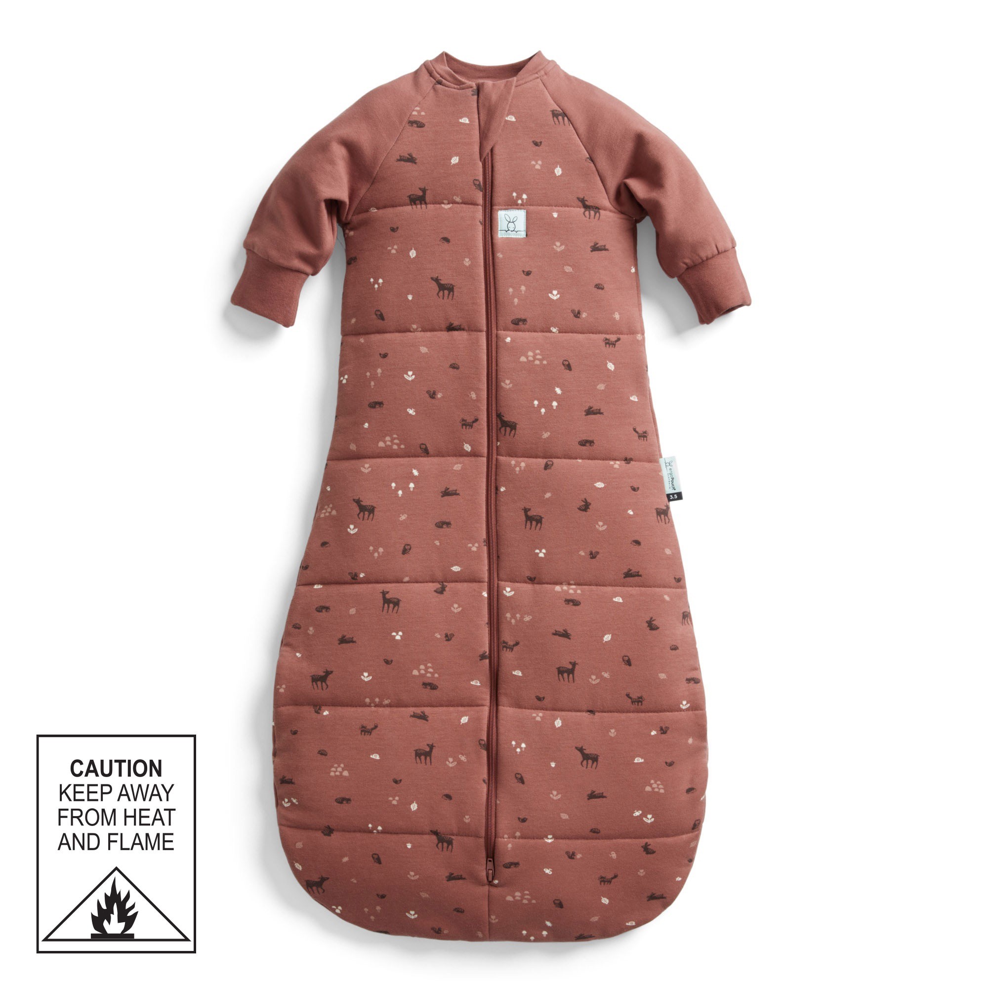 Ergopouch Jersey Sleeping Bag Long Sleeve 3.5 Tog Forest Friends 312