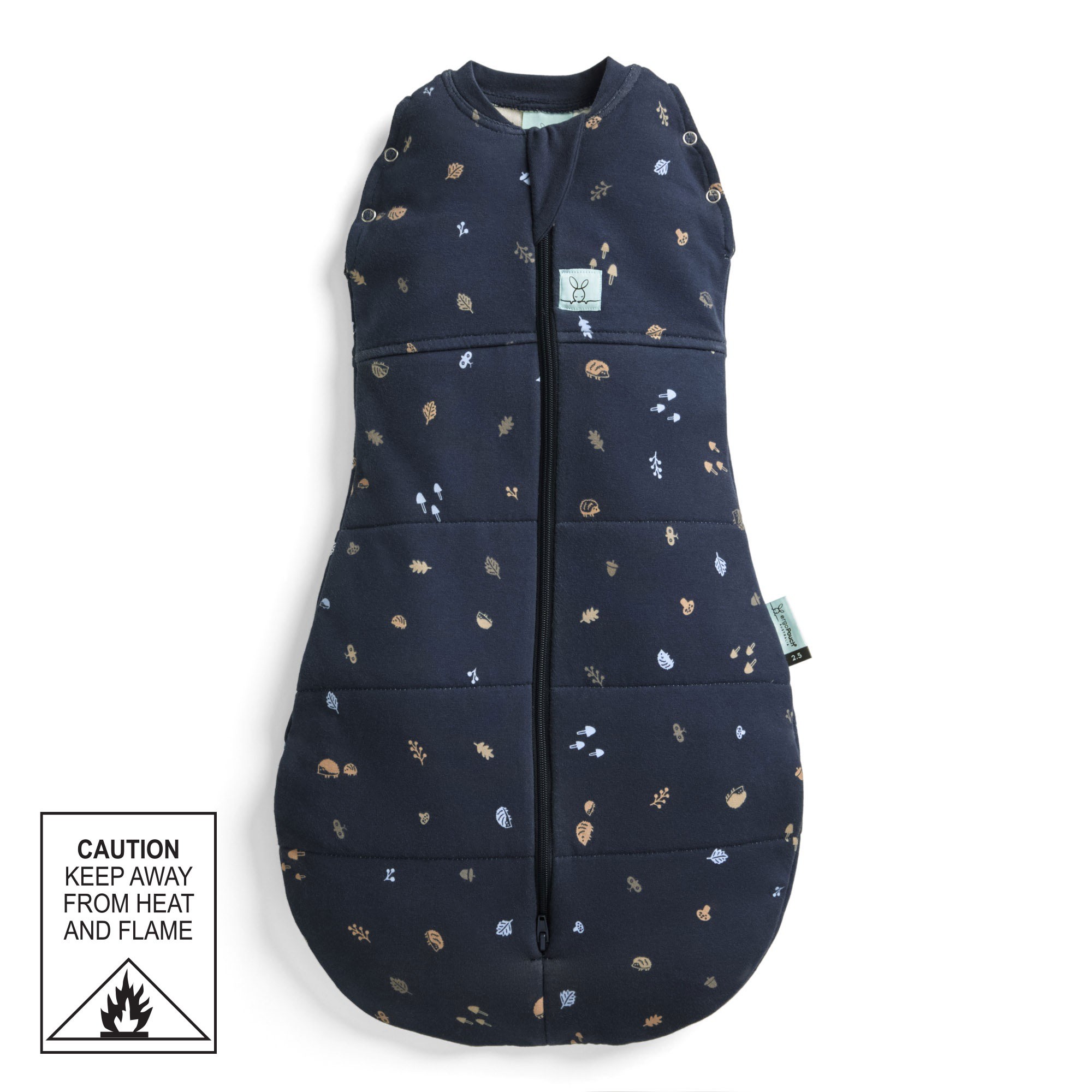 Ergopouch Cocoon 2.5 Tog Hedgehog 03 Months Swaddles Baby Bunting AU