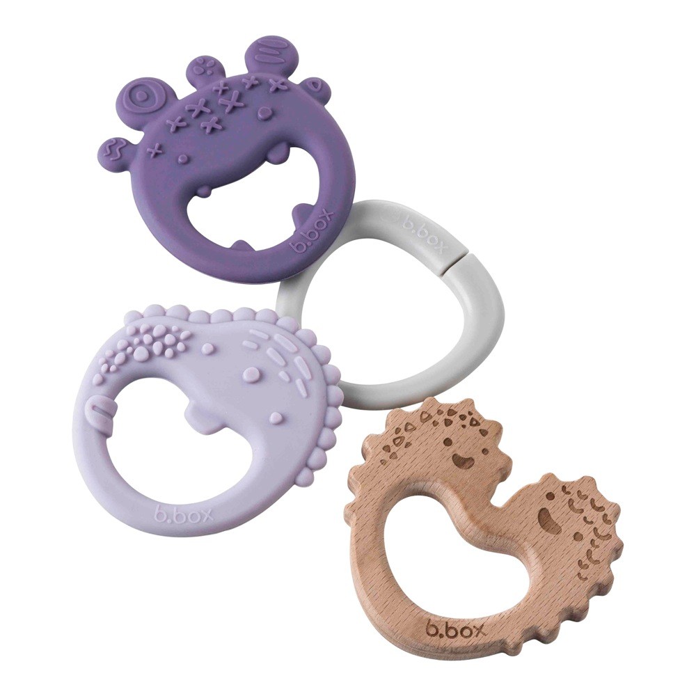 B.Box Trio Teether Peony Teethers Baby Bunting AU