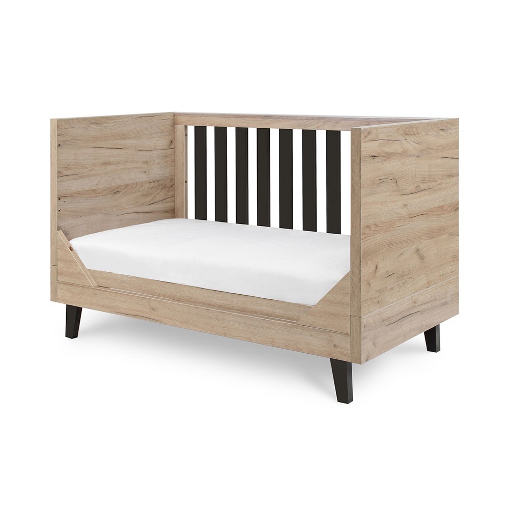 Tutti Bambini Como Cot/Bed Distressed Oak/Slate Grey Cots Baby