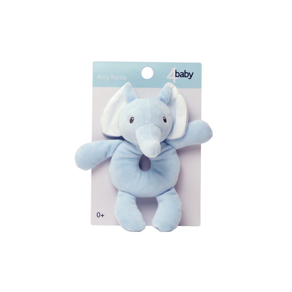 4Baby Elephant Rattle Blue Rattles Baby Bunting AU