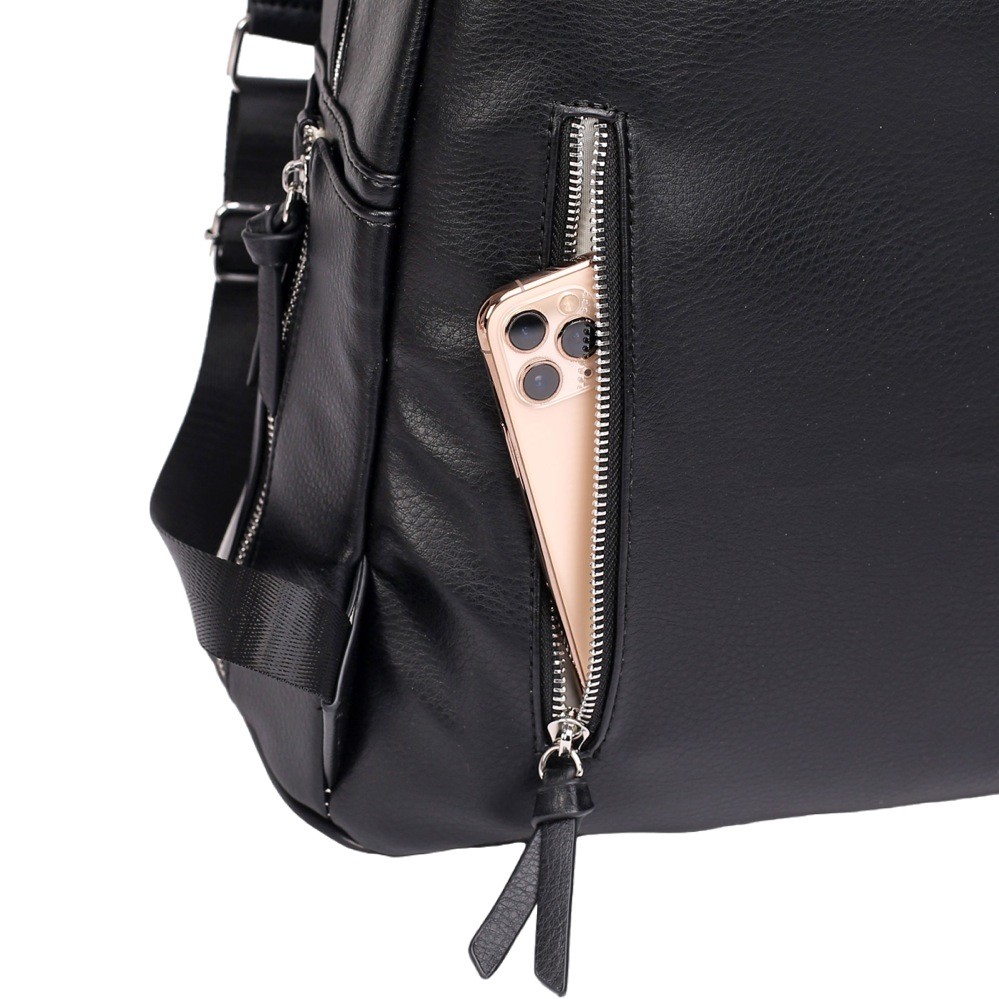 4Baby Backpack Black Nappy Bags Baby Bunting AU