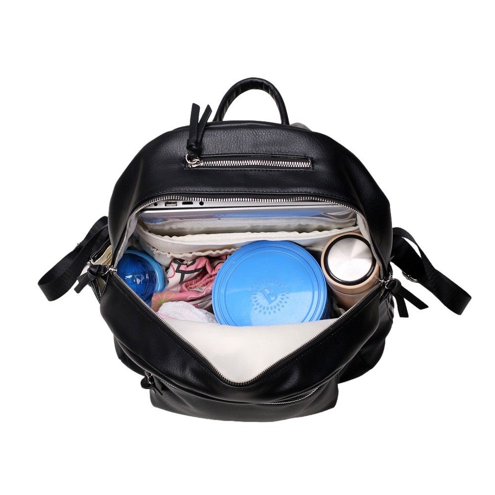 4Baby Backpack Black Nappy Bags Baby Bunting AU