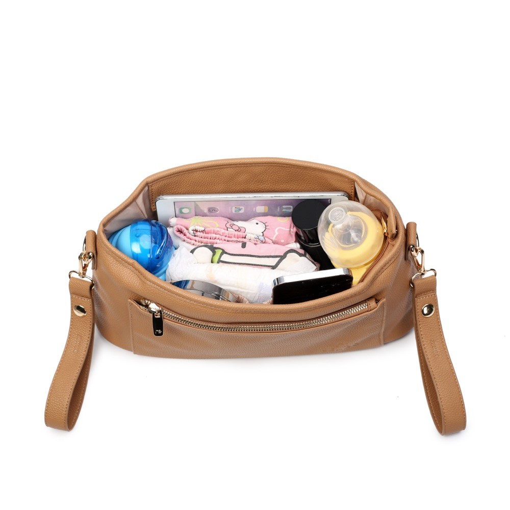 Jengo Stroller Organiser Tan Nappy Bags Baby Bunting AU