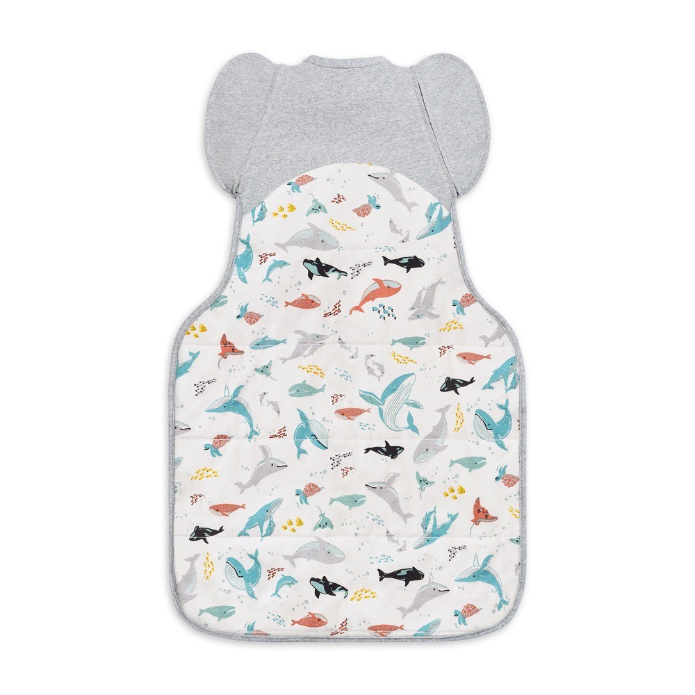 Love to Dream Swaddle Up Designer Trans Bag 2.5 Tog Whales Large