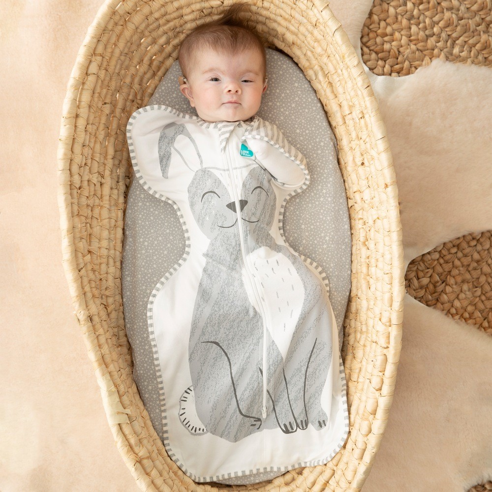 Love to Dream Swaddle Up 1.0 Tog Stevie The Bunny Newborn Swaddles