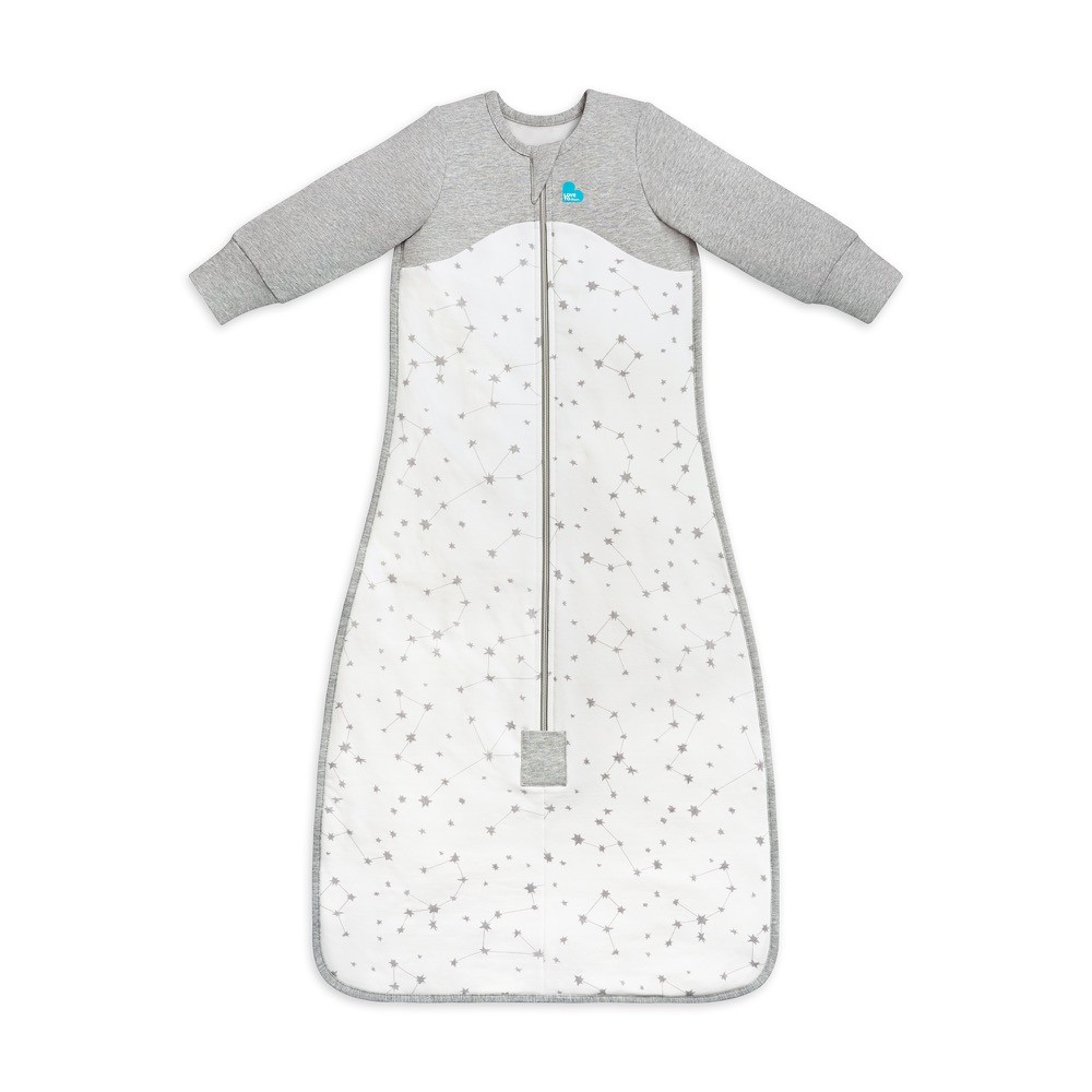 Love to Dream Sleeping Bag Long Sleeve Stellar 1.0 Tog White 1836