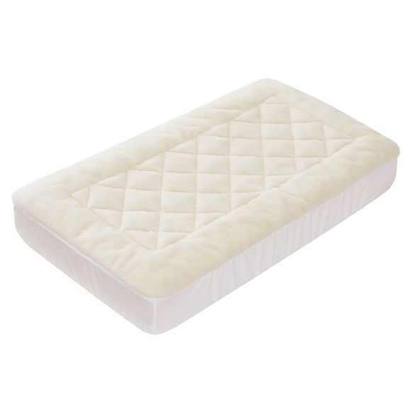 Merino Baby Wool Cot Underlay Cream