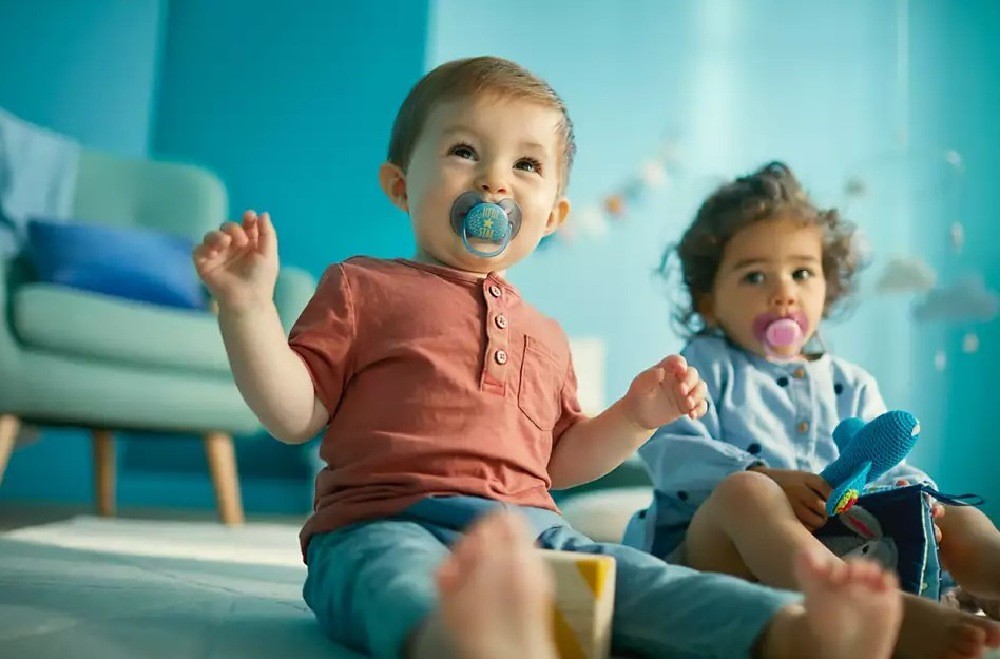 Avent Ultra Soft Soother Deco 618M 2Pk Soothers Baby Bunting AU