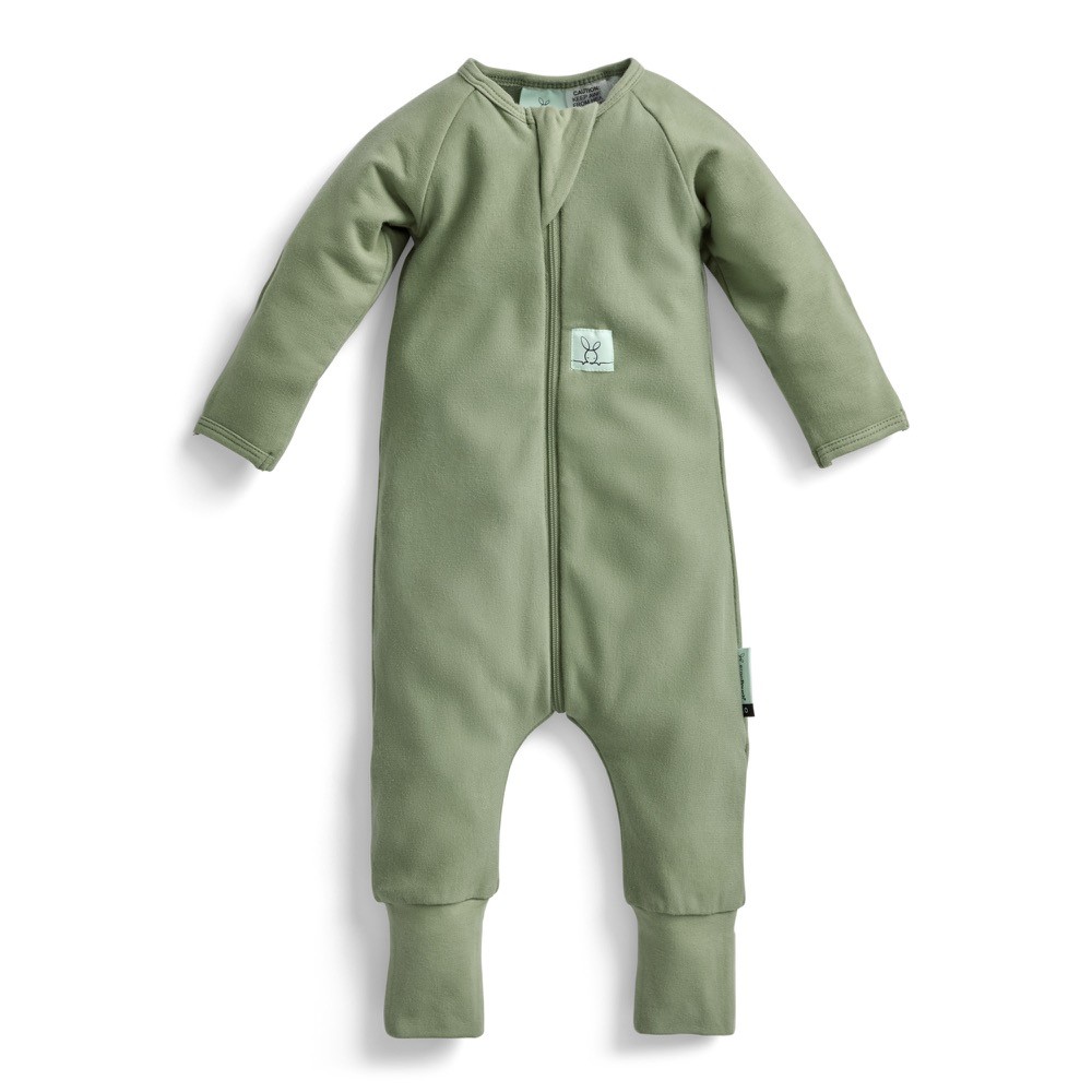 ergoPouch Layers Long Sleeve 1.0 Tog Moss Size 0-3M