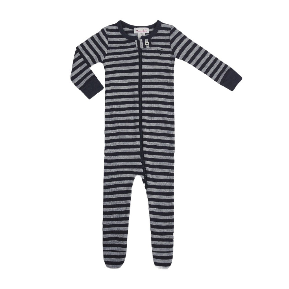 Merino Baby Coverall Multi 3-6M
