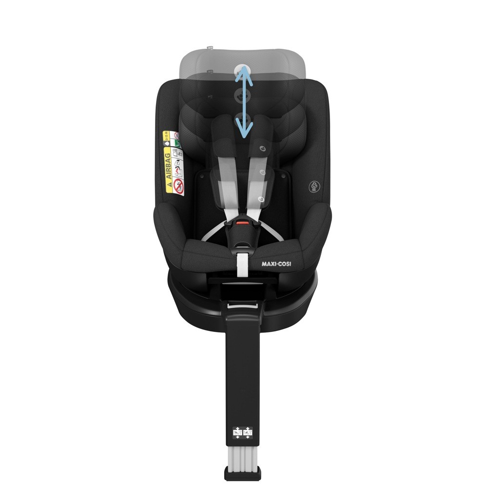 Maxi Cosi Mica Eco ISize Convertible 360 Car Seat Authentic Black