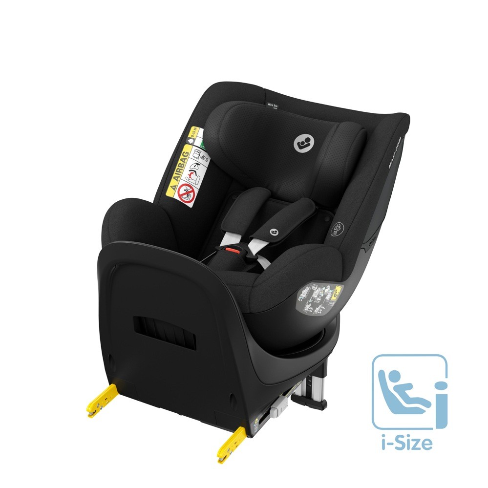 Maxi Cosi Mica Eco ISize Convertible 360 Car Seat Authentic Black