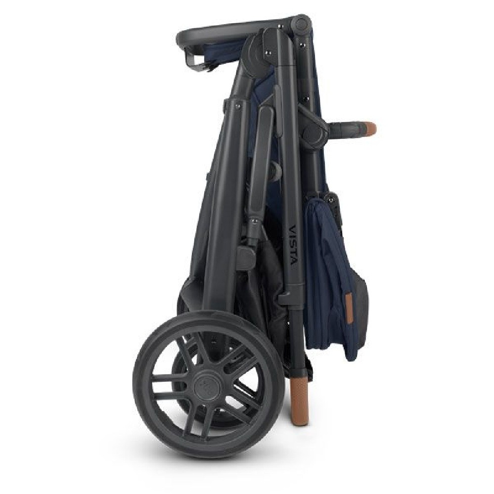 Uppababy Vista V2 Stroller Navy (Noa) 4 Wheel Prams Baby Bunting AU