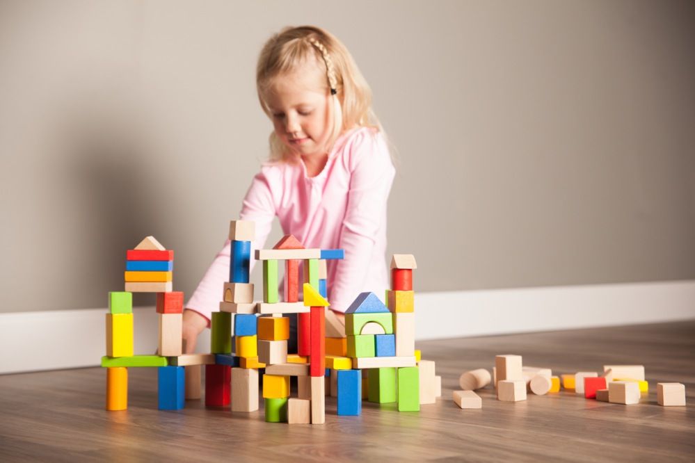 TimberBlocks - 100 Piece Wooden Block Set