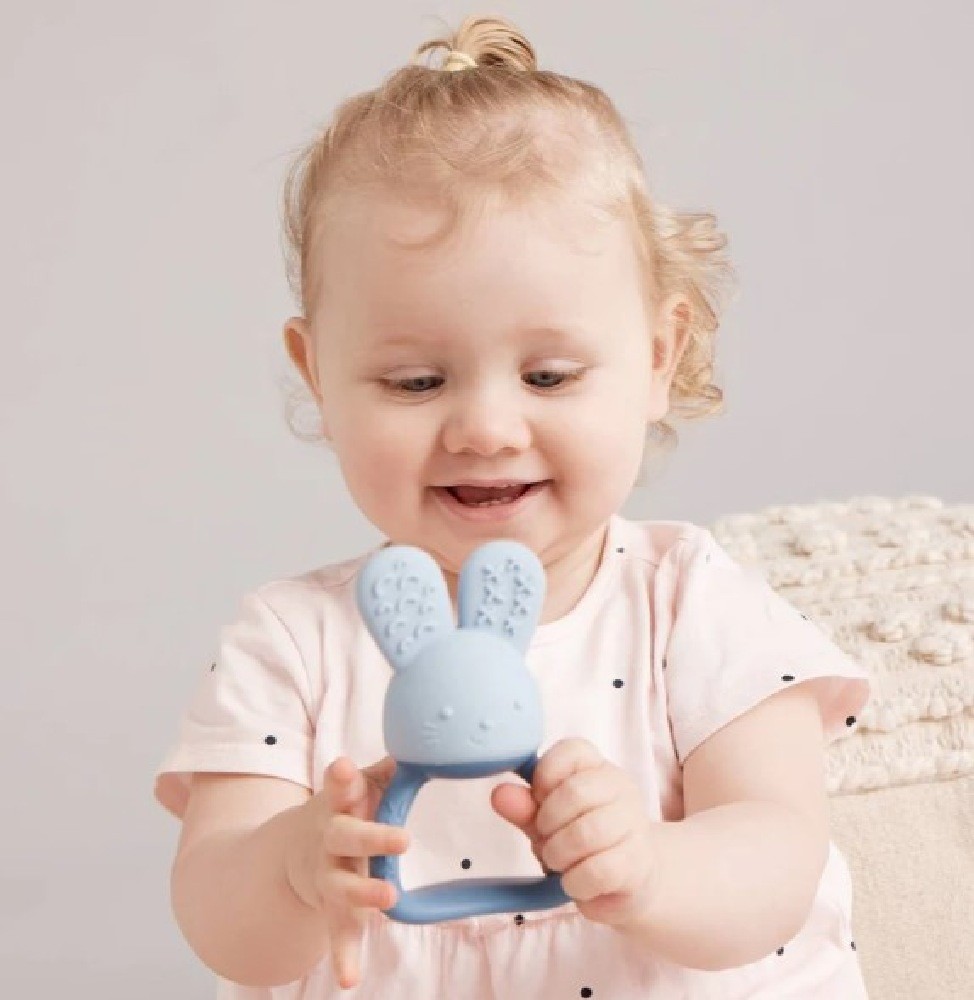 B.Box Baby Chill And Fill Teether Lullaby Blue Teethers Baby Bunting AU