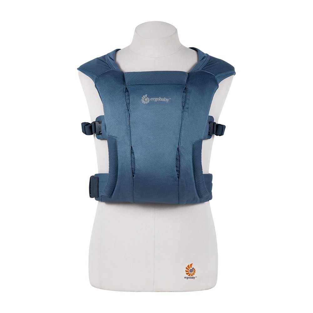 Ergobaby Embrace Soft Air Mesh Newborn Baby Carrier Blue Baby