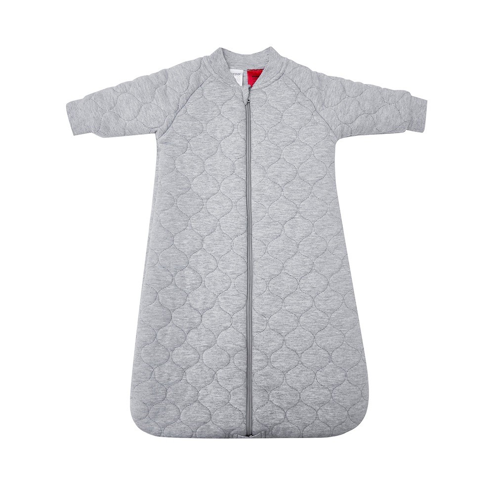 Snugtime Quilted Long Sleeve Cosi Sleeping Bag 3.0 Tog Grey Medium