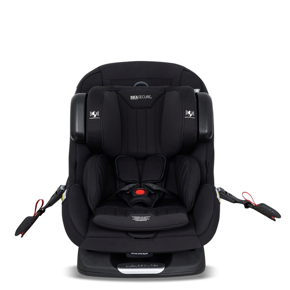 Infasecure Spectre Black Car Seat Black Convertibles Baby Bunting AU