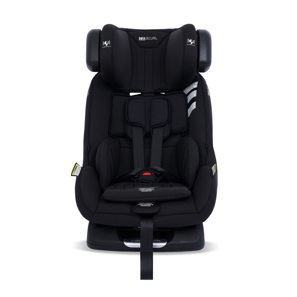 Infasecure Spectre Black Car Seat Black Convertibles Baby Bunting AU