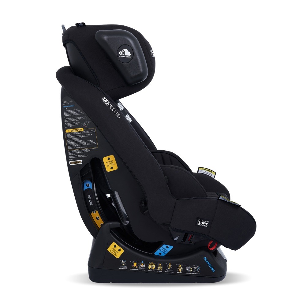 Infasecure Spectre Black Car Seat Black Convertibles Baby Bunting AU