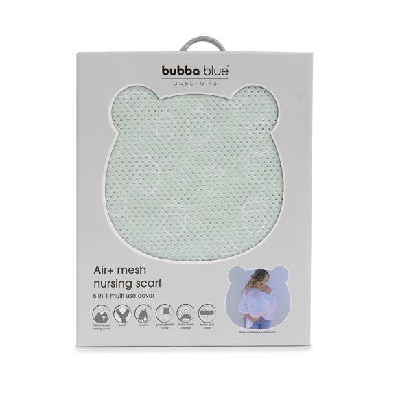 Bubba Blue Nordic Nursing Scarf Avocado Acorn
