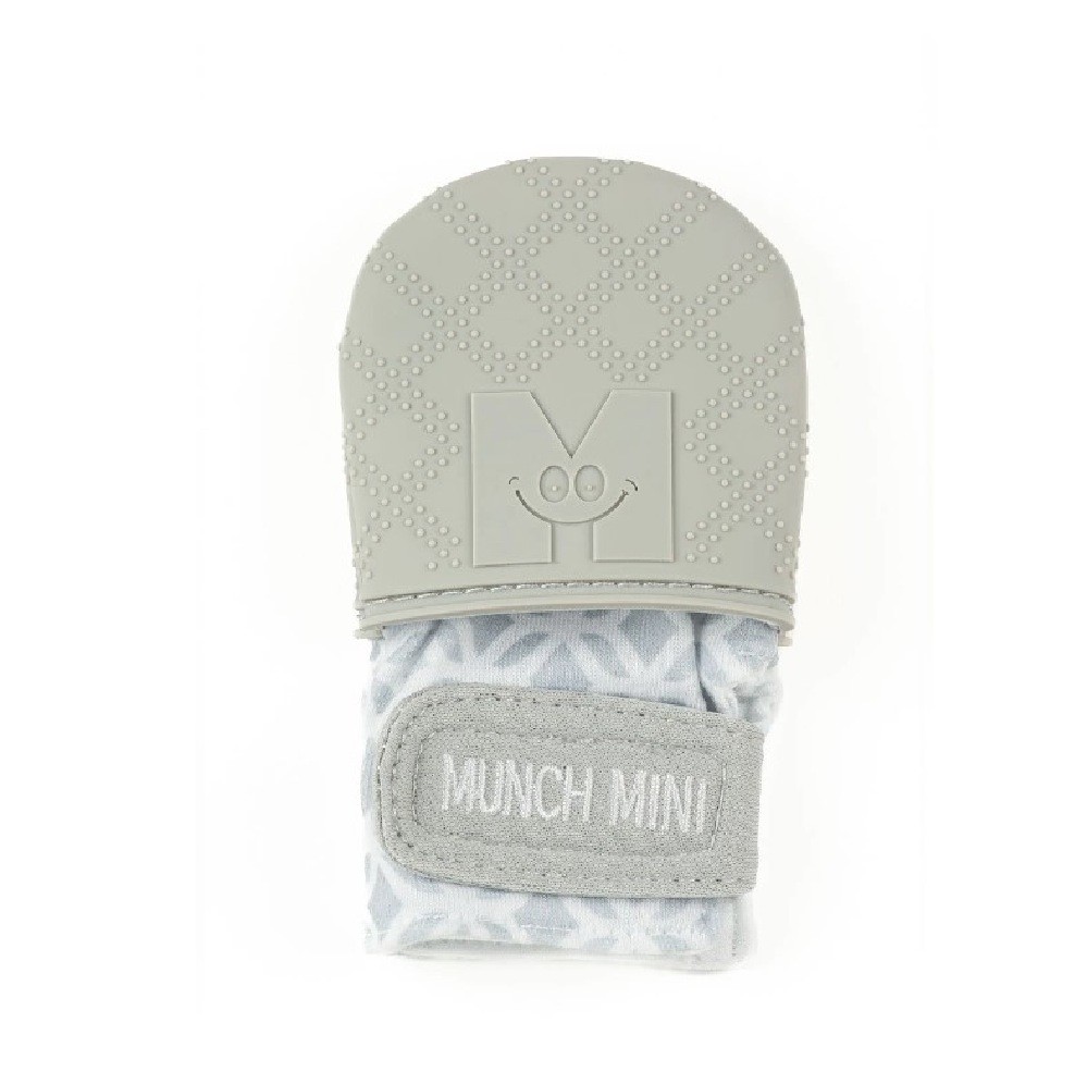 Malarkey Munch Minis Grey Geo Teethers Baby Bunting AU