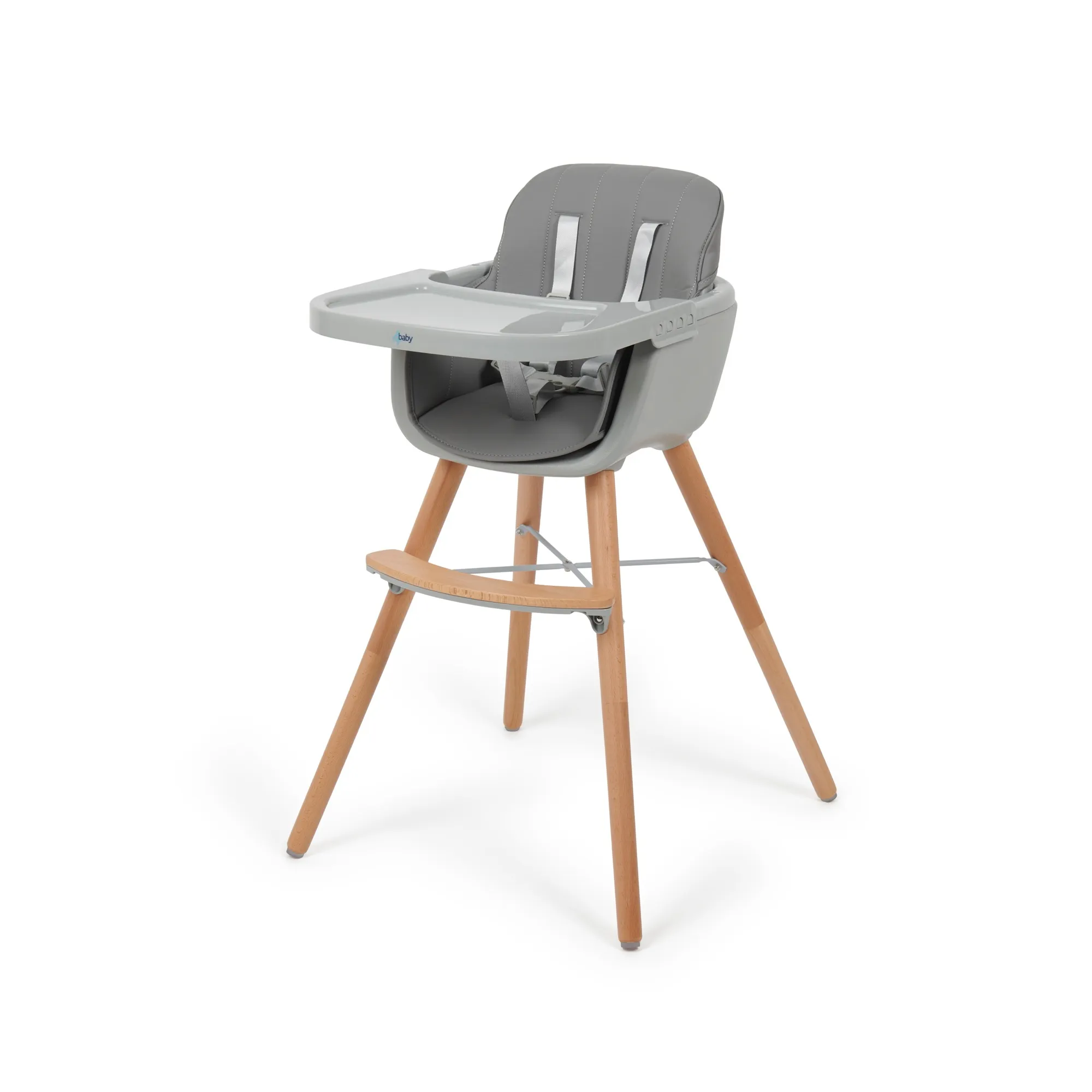 4Baby Orbit 2 In 1 Highchair Dark Grey