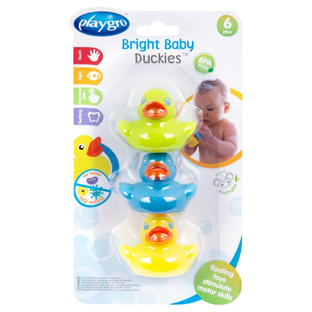 Playgro Bright Baby Duckies Bath & Water Toys Baby Bunting AU