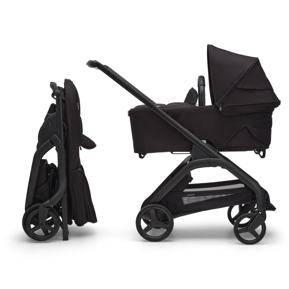 Bugaboo Dragonfly Midnight Black & Stands Baby Bunting AU