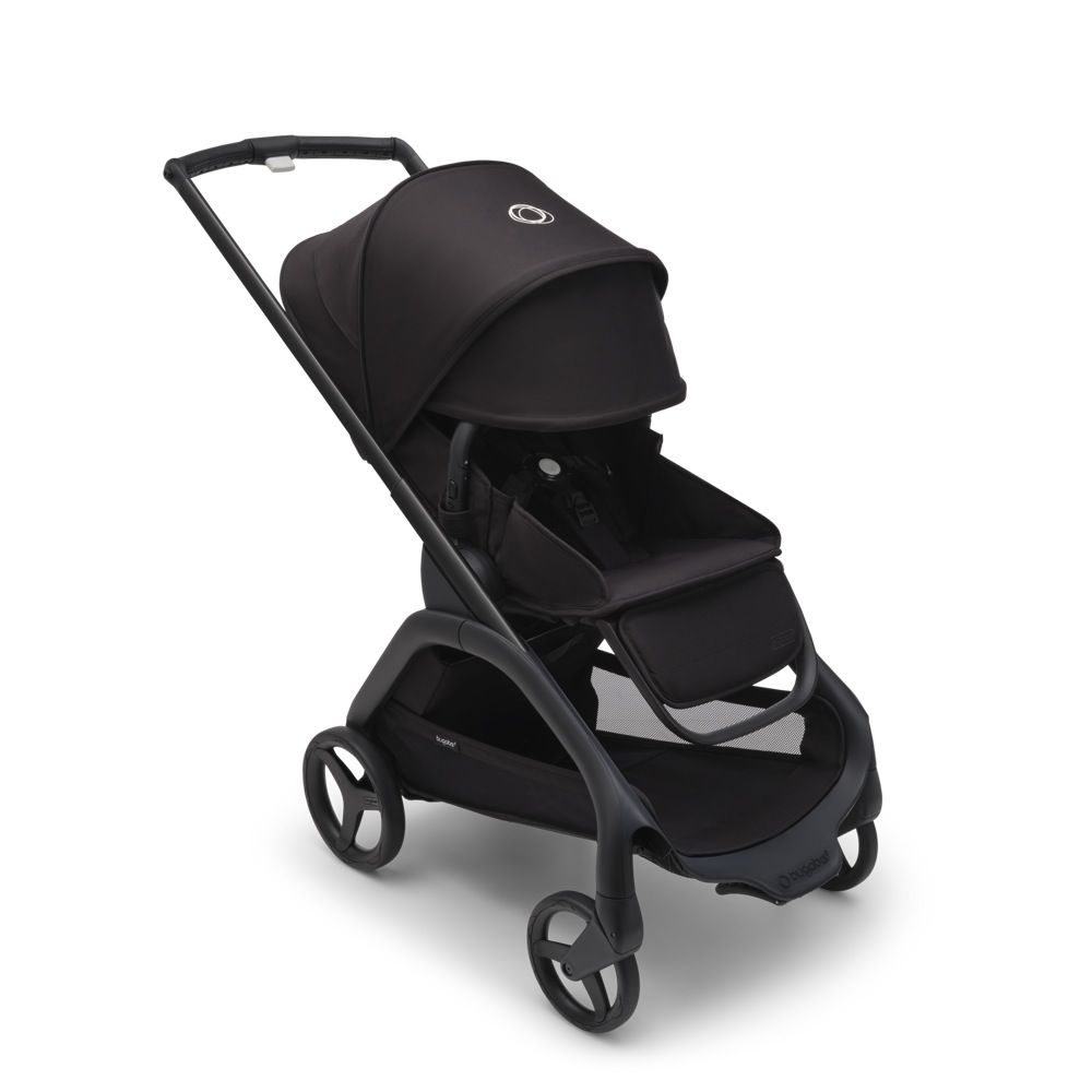 Bugaboo Dragonfly - Black/Midnight Black | 4 Wheel Prams | Baby Bunting AU