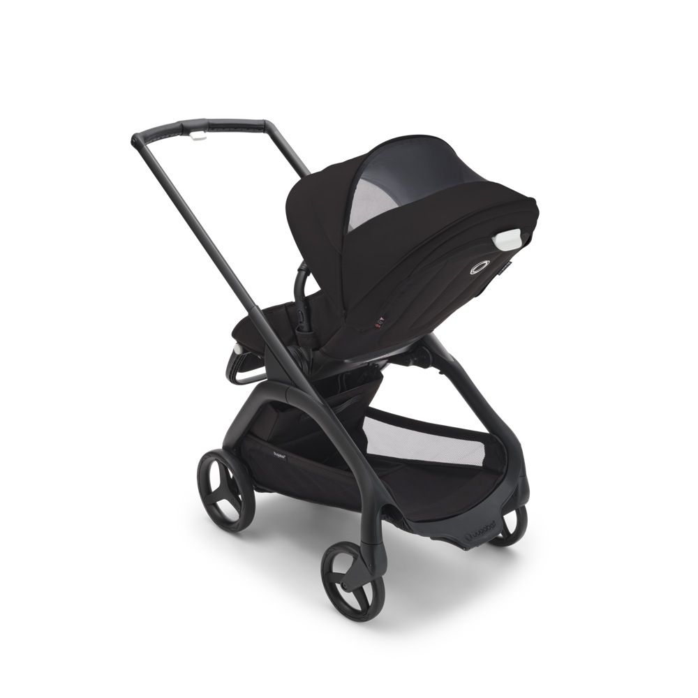 Bugaboo Dragonfly - Black/Midnight Black | 4 Wheel Prams | Baby Bunting AU