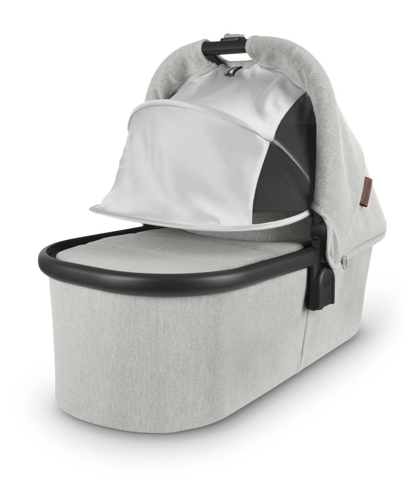 Uppababy V2 Bassinet - Anthony (White And Grey Chenille) | Bassinets ...