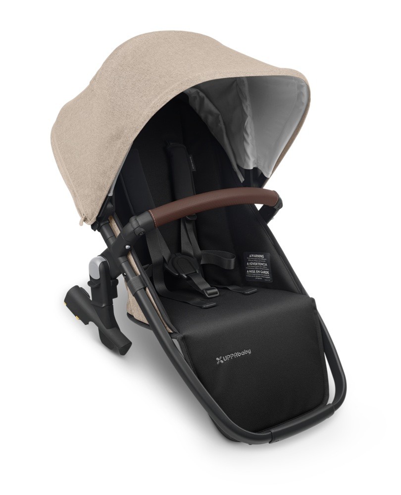 Uppababy Vista V2 Second Seat Liam (Oat Melange/Carbon Frame) 4