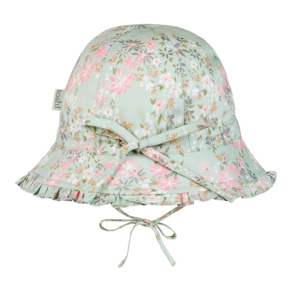 Toshi Bell Hat Athena Thyme Green Hats Baby Bunting AU