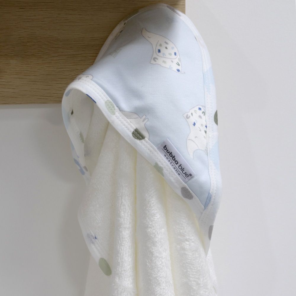 Bubba Bamboo Hooded Towel Sleepy Safari Sky | 15% off Bubba Blue ...