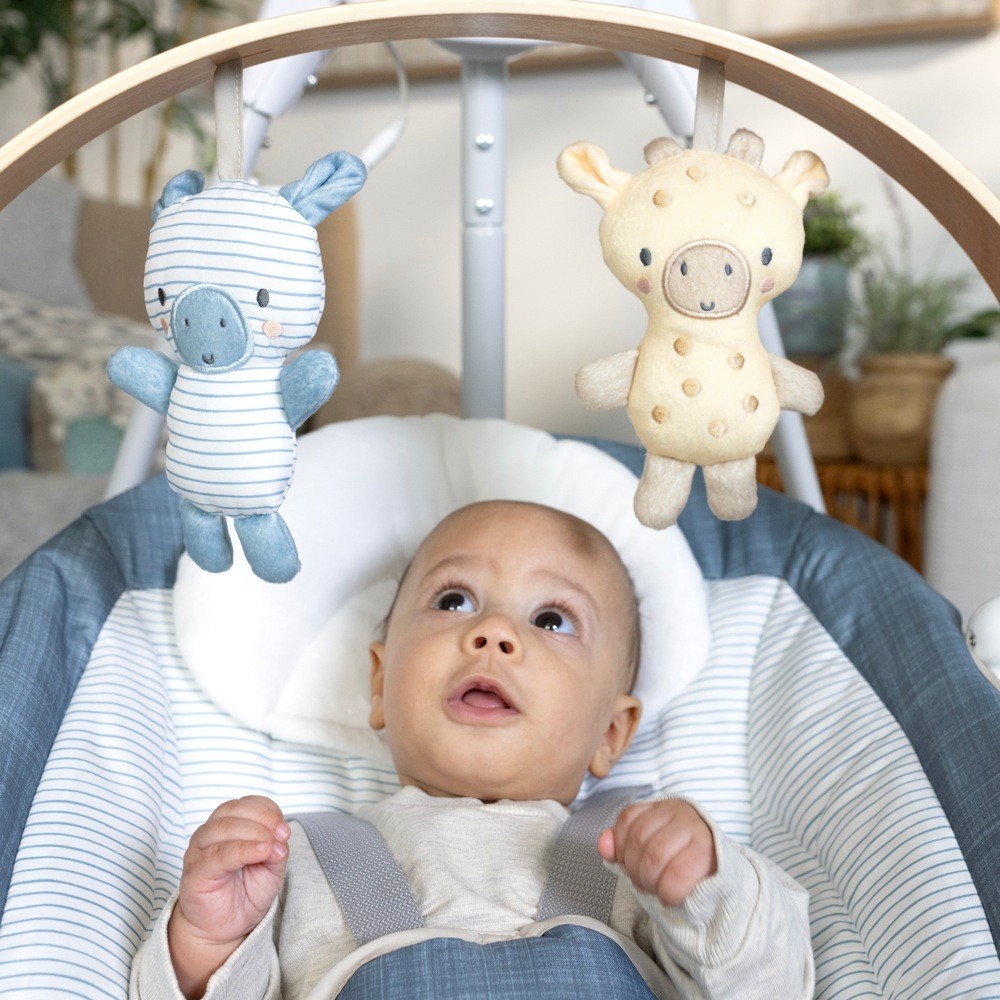 Ingenuity Compact Swing Chambray Swings Baby Bunting AU