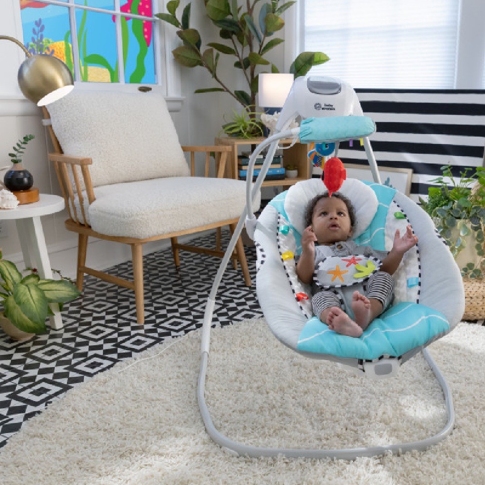 Baby Einstein Curious Comfort Compact Swing Ocean Explorer Swings