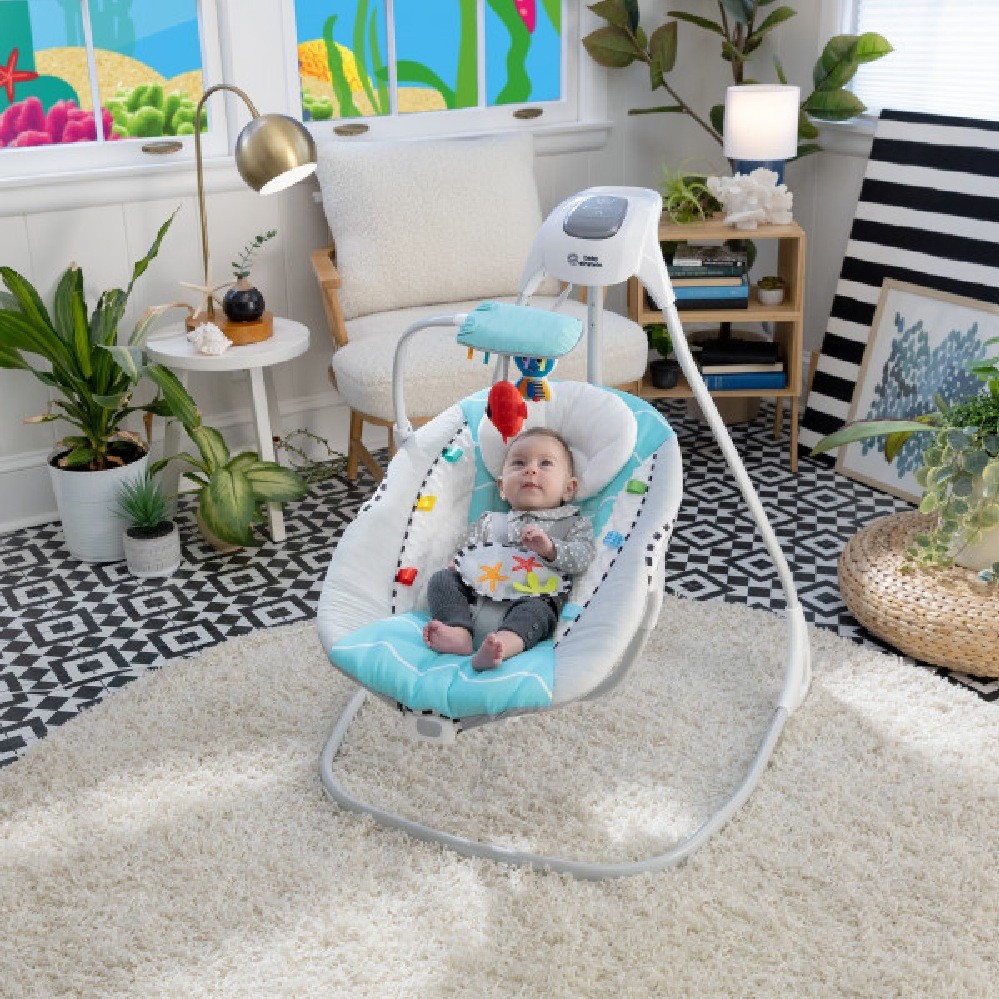 Baby Einstein Curious Comfort Compact Swing Ocean Explorer Swings