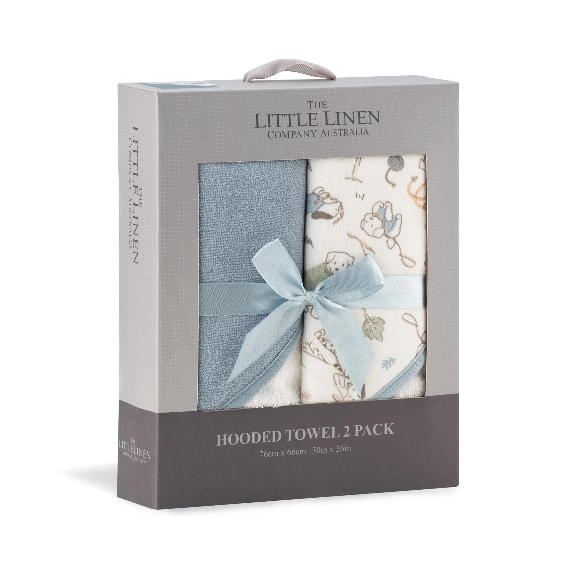 The Little Linen Co. Hooded Towel 2 Pack Barklife Dog