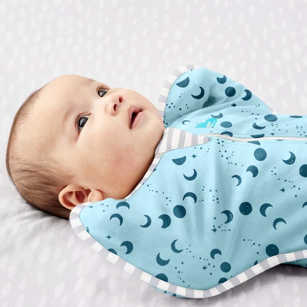 Love To Dream Swaddle Up Bamboo Lite Marine 0.2 Tog Medium Online Only