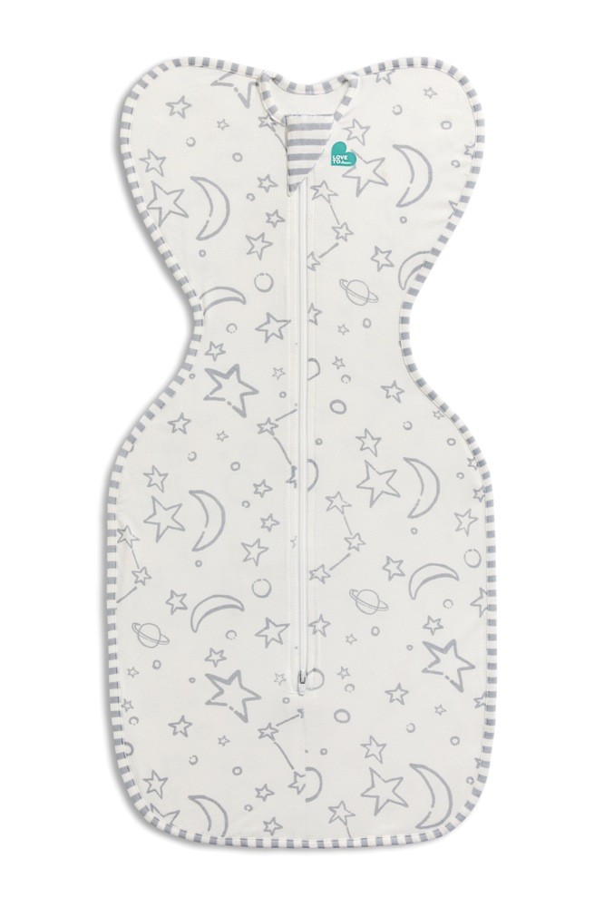 Love To Dream Swaddle Up Bamboo Original Stars & Moon Cream 1 Tog