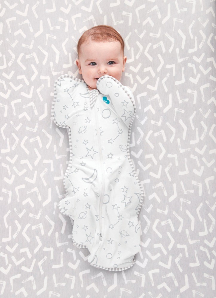 Love To Dream Swaddle Up Bamboo Original Stars & Moon Cream 1 Tog