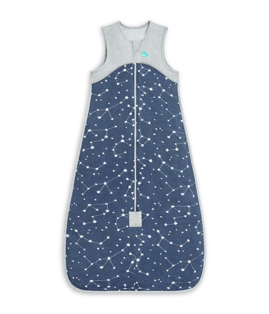 Love To Dream Sleeping Bag Lite Cotton Stellar Denim 0.2 Tog 1836