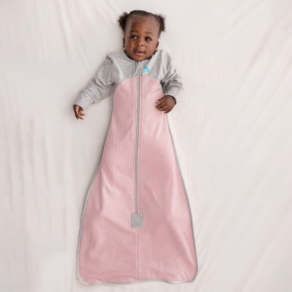 Love To Dream Sleep Bag Long Sleeve Original Cotton Dusty Pink 1 Tog 1836M Online Only Baby