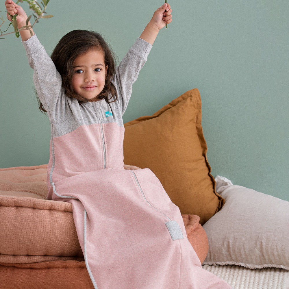 Love To Dream Sleep Bag Long Sleeve Original Cotton Dusty Pink 1 Tog 18