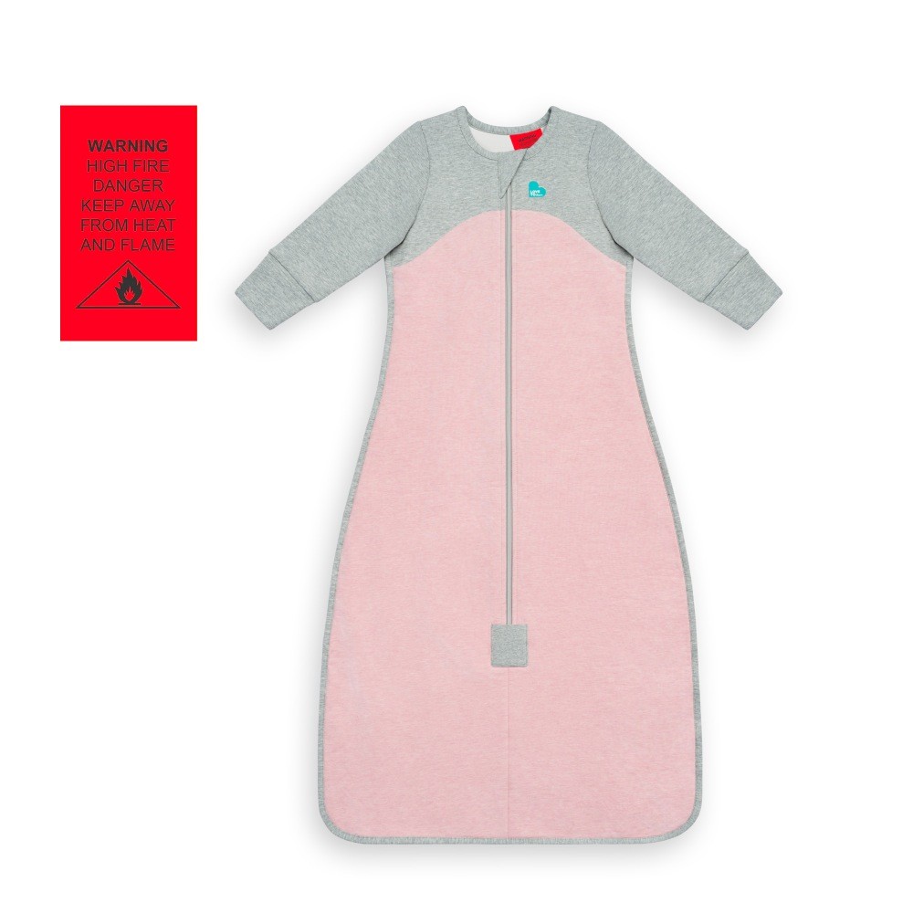 Love To Dream Sleep Bag Long Sleeve Original Cotton Dusty Pink 1 Tog 1836M Online Only Baby