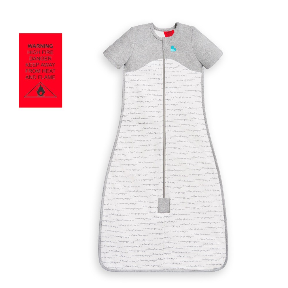 Love To Dream Sleep Bag Short Sleeve Original Cotton White 1 Tog 618