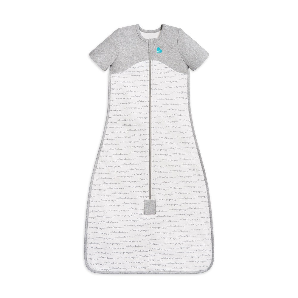 Love To Dream Sleep Bag Short Sleeve Original Cotton White 1 Tog 1836